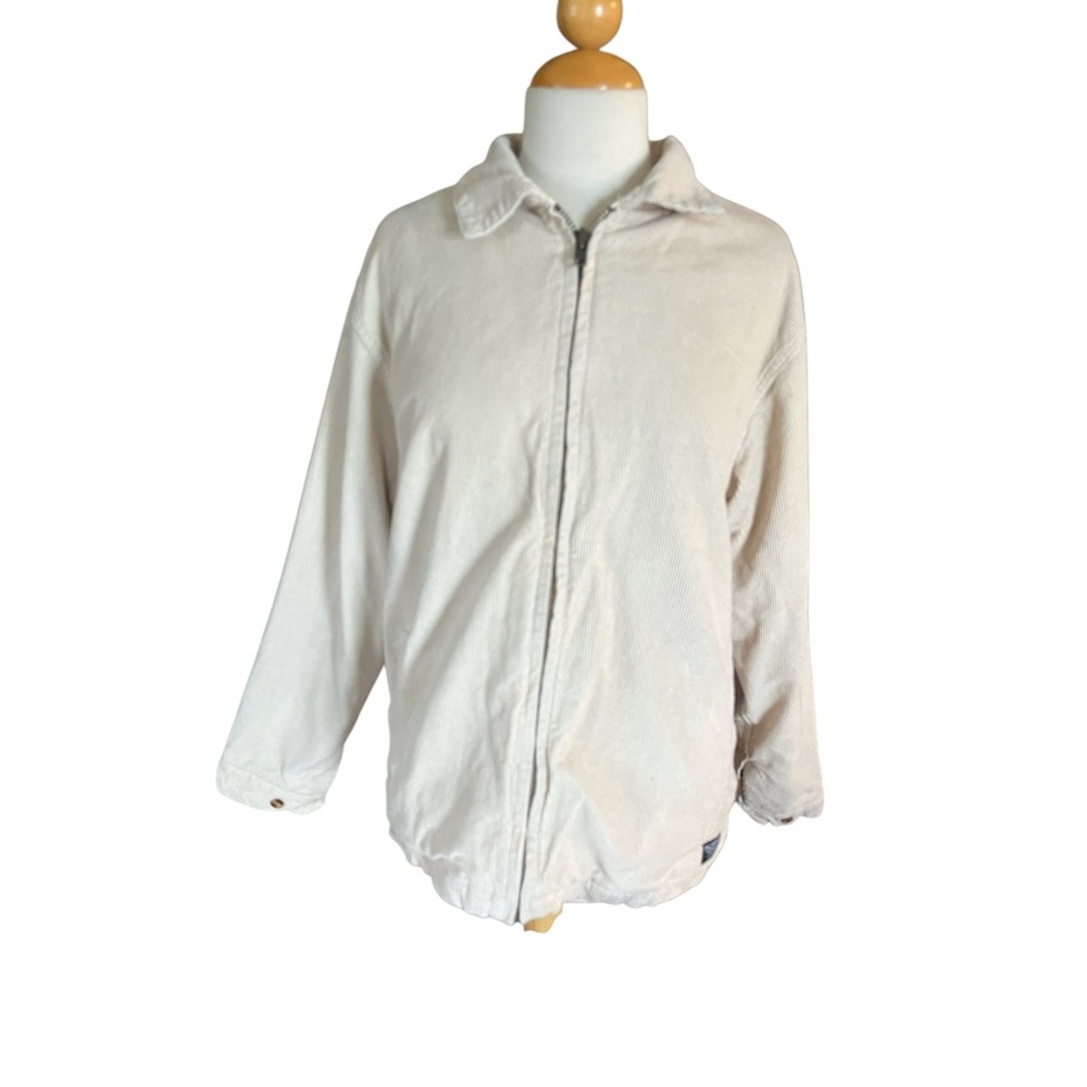 Thrills Cream Utility Jacket with Relaxed Fit